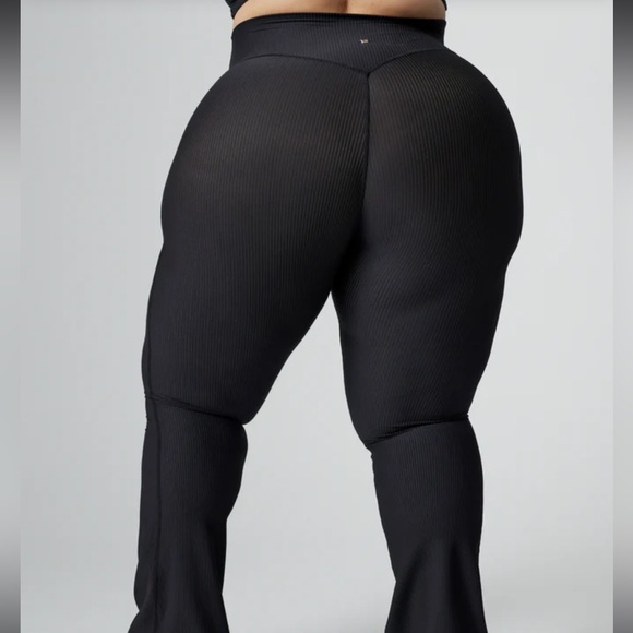 BuffBunny Black Flared Leggings - Picture 7 of 14